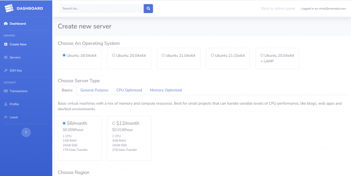 jotjpn - Cloud Hosting (DigitalOcean Clone) - Screenshot 6