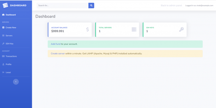 jotjpn - Cloud Hosting (DigitalOcean Clone) - Screenshot 3