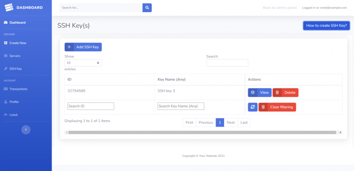 jotjpn - Cloud Hosting (DigitalOcean Clone) - Screenshot 5