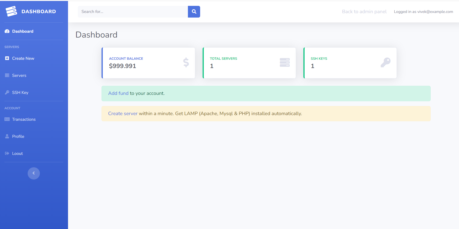 jotjpn - Cloud Hosting (DigitalOcean Clone) - Screenshot 3