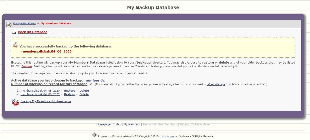 BackupAssistant - Screenshot 2