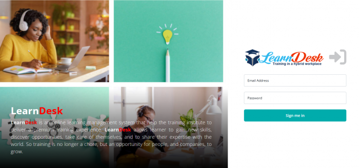 LearnDesk Learning Management System - Screenshot 1