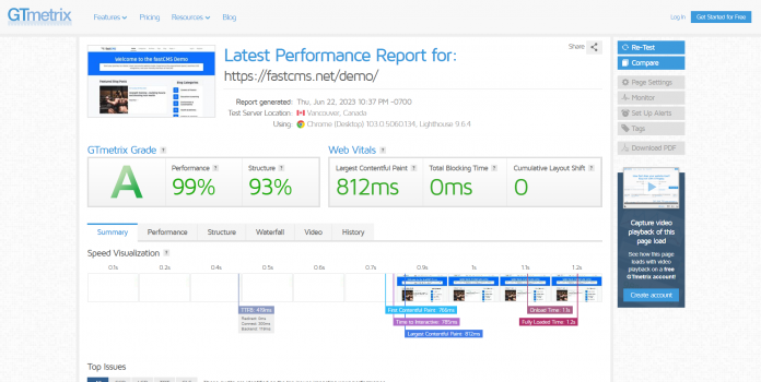 Visit Listing - fastCMS Blogging App fastCMS Blogging App - Screenshot 8