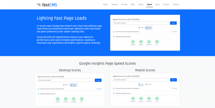 Visit Listing - fastCMS Blogging App fastCMS Blogging App - Screenshot 7