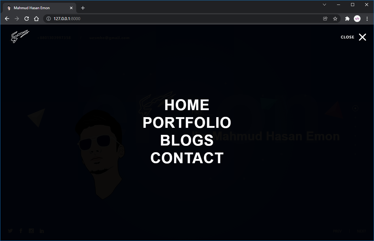 HelloZed Personal Portfolio Laravel - Screenshot 2