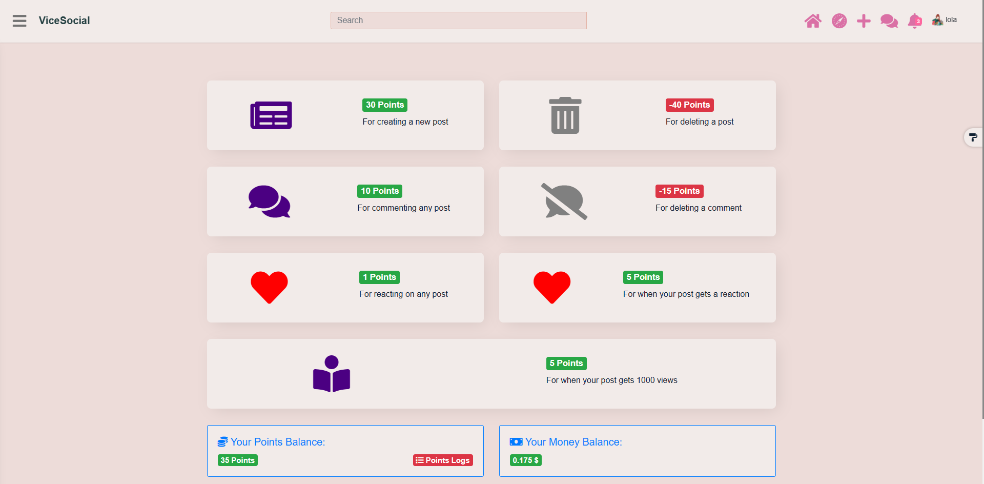 ViceSocial - Screenshot 3