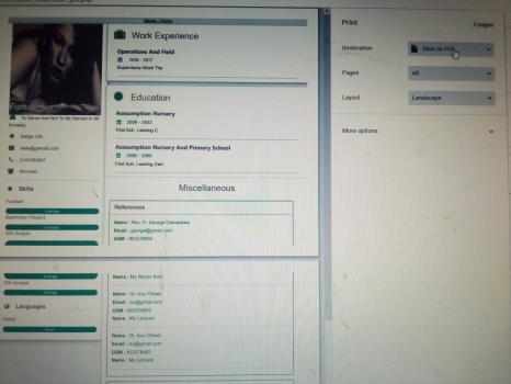 Resume/CV Maker - Screenshot 1