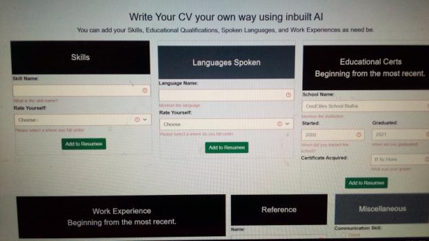 Resume/CV Maker - Screenshot 3
