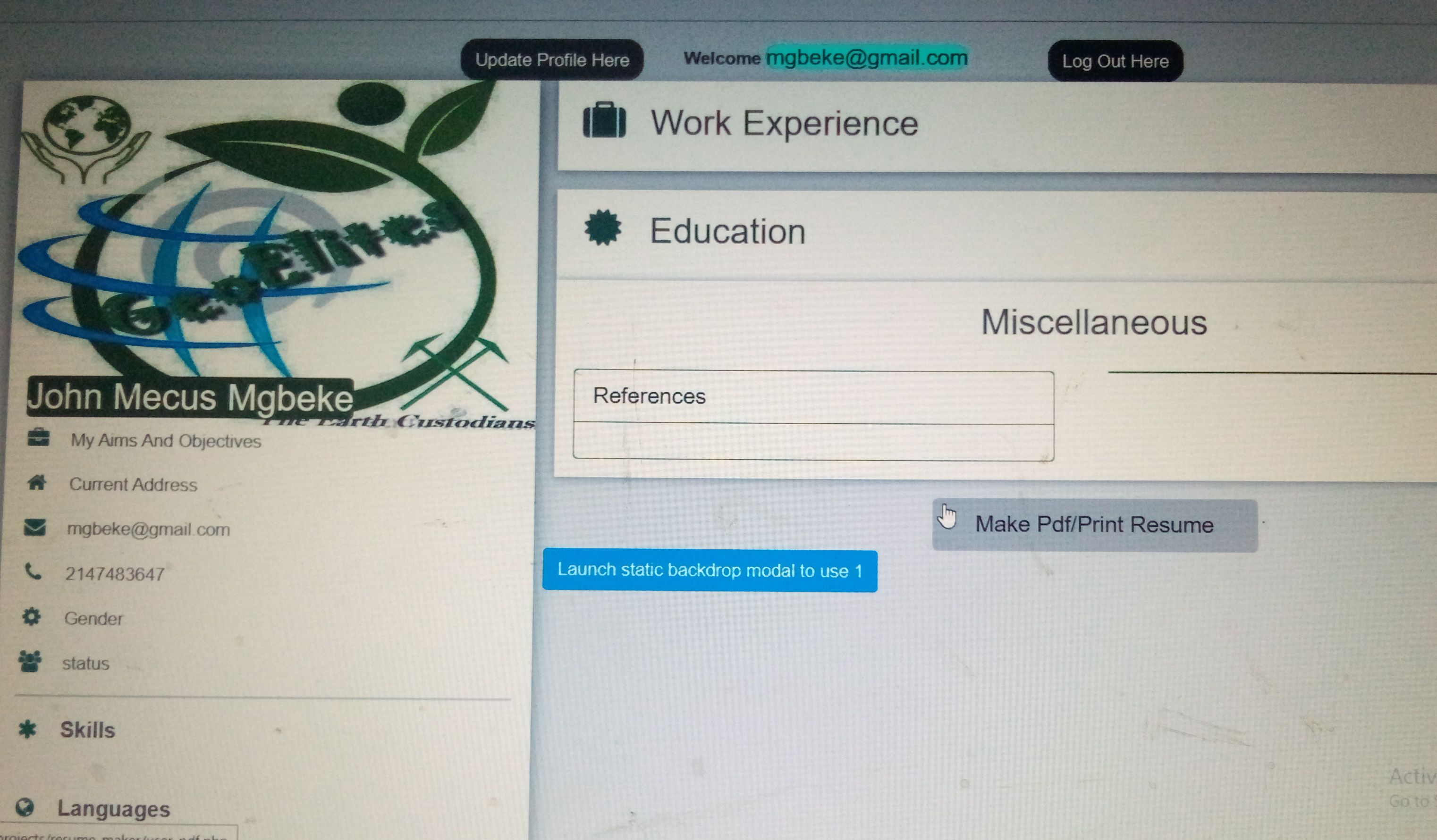Resume/CV Maker - Screenshot 4