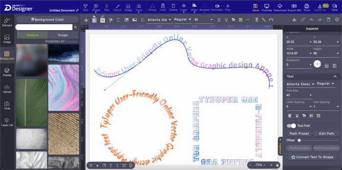 Visit Listing - Drawtify - Free Online Vector Graphic Editor with Great Design Templates and Elements. Drawtify - Free Online Vector Graphic Editor with Great Design Templates and Elements. - Screenshot 7