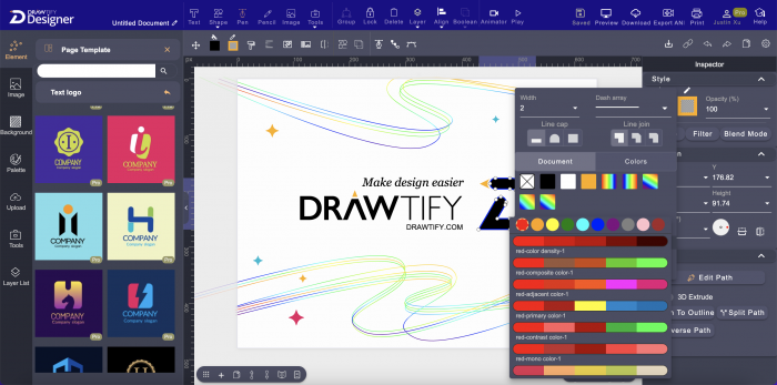 Visit Listing - Drawtify - Free Online Vector Graphic Editor with Great Design Templates and Elements. Drawtify - Free Online Vector Graphic Editor with Great Design Templates and Elements. - Screenshot 4