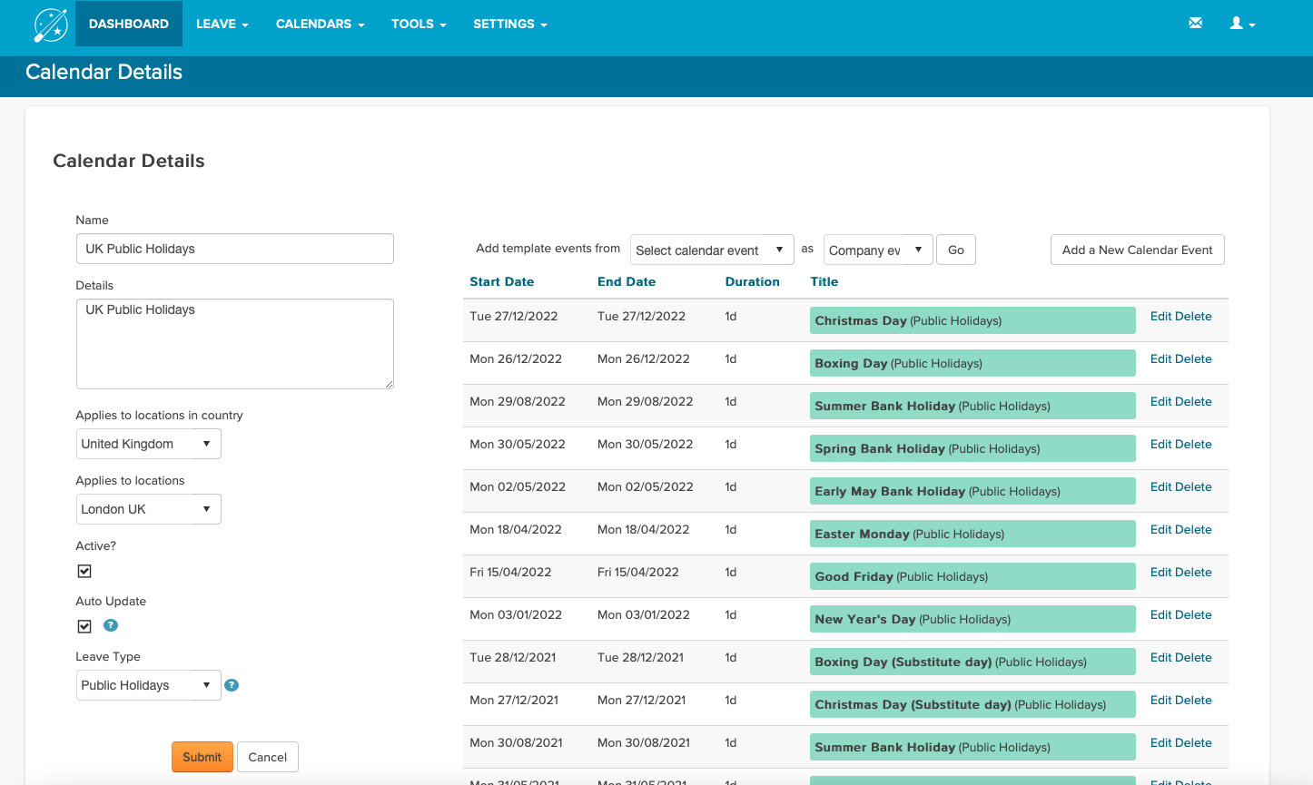 LeaveWizard - Screenshot 5