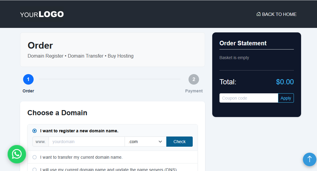 Web Hosting Billing Software Open Source - Screenshot 1