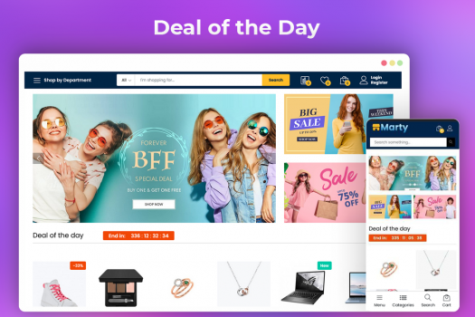 Multi Vendor Marketplace Script - Marty - Screenshot 1