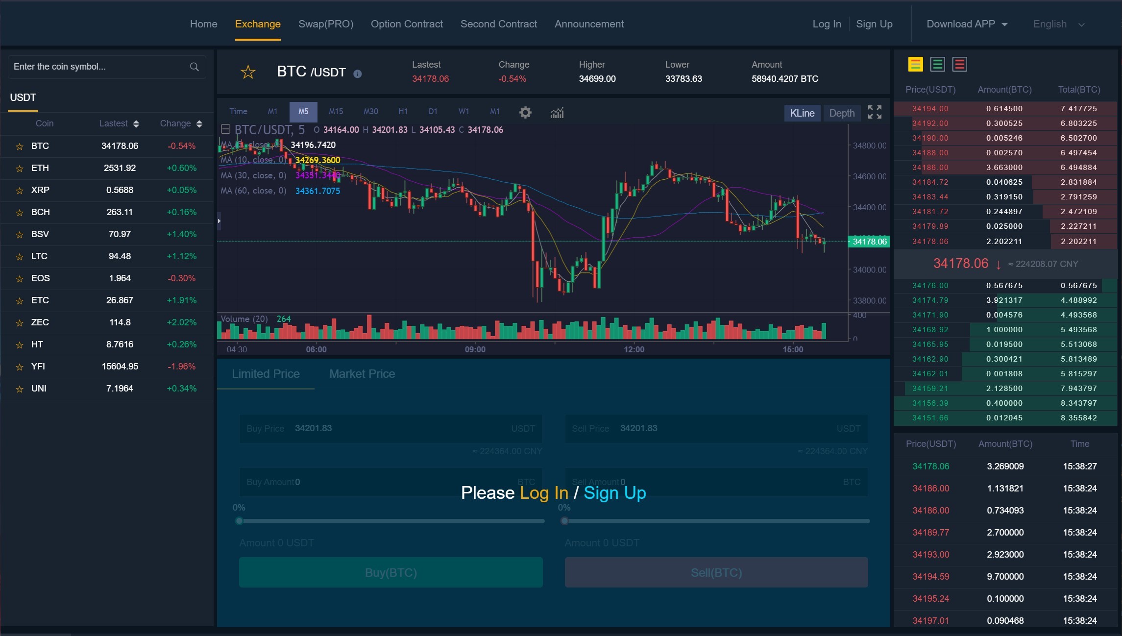 Febit Digital Currency Exchange Platform - Screenshot 2