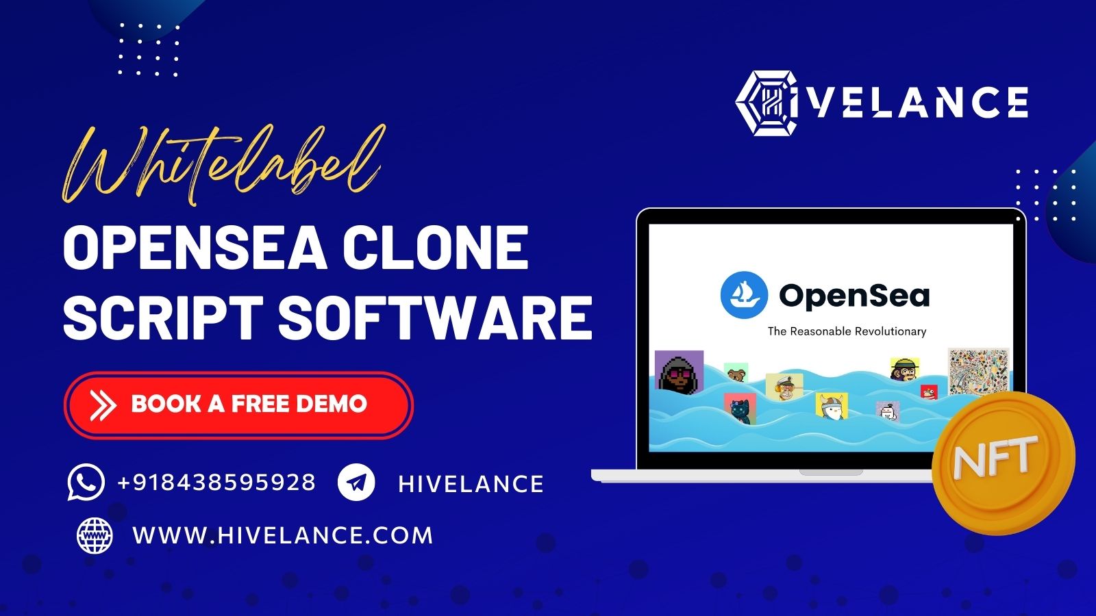 Opensea Clone Script to Start a Gas-Free NFT Marketplace Like Opensea - Screenshot 1