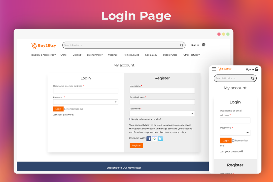 Etsy Clone Script - Buy2Etsy - Screenshot 1