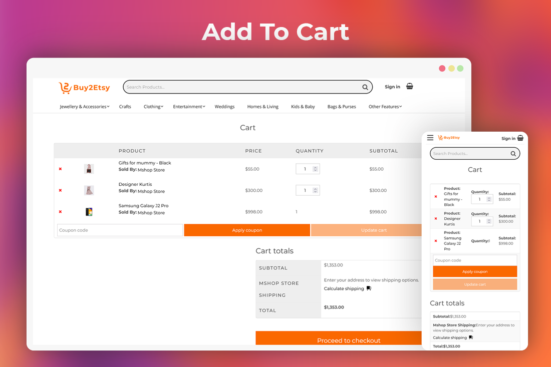 Etsy Clone Script - Buy2Etsy - Screenshot 4