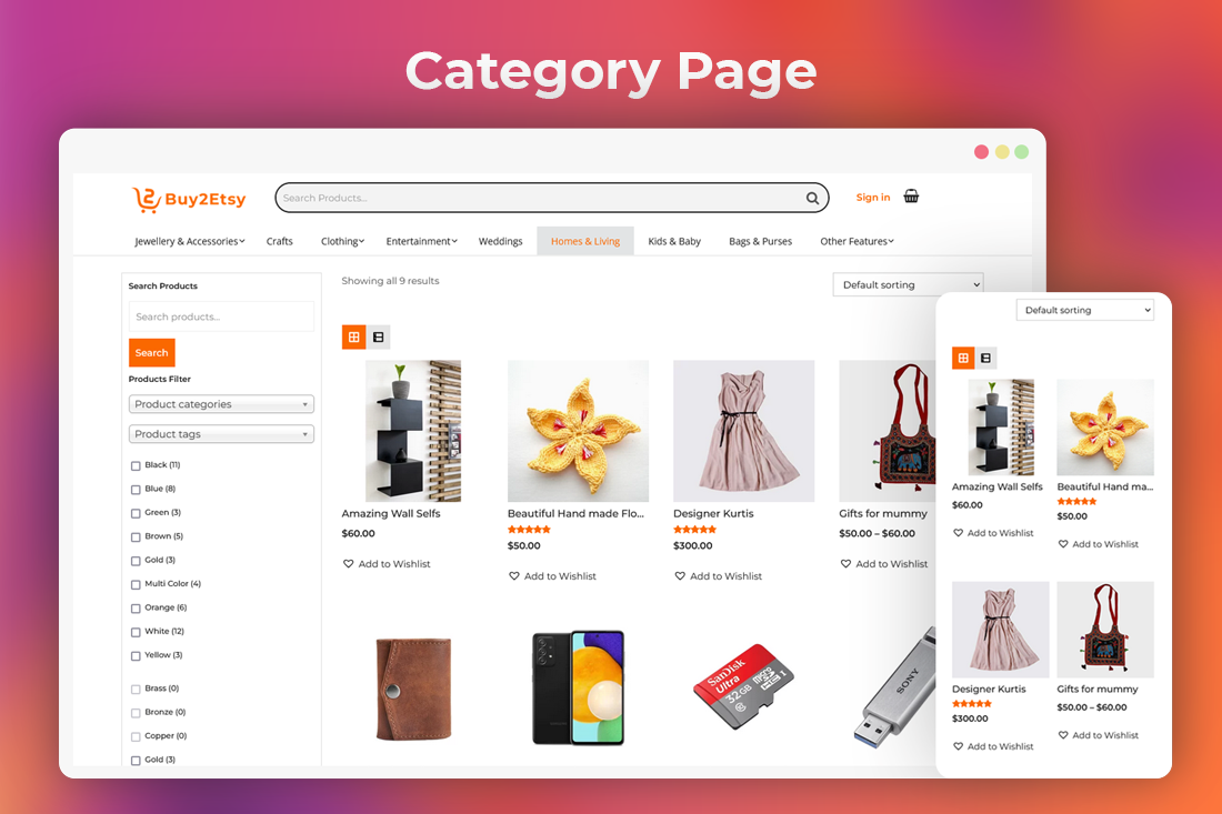 Etsy Clone Script - Buy2Etsy - Screenshot 3