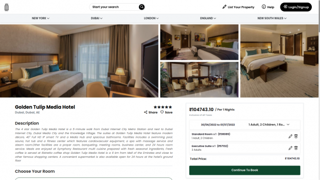 Hyra Hotels Rental - Hotel Booking Script - Screenshot 3