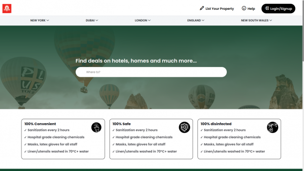 Hyra Hotels Rental - Hotel Booking Script - Screenshot 1