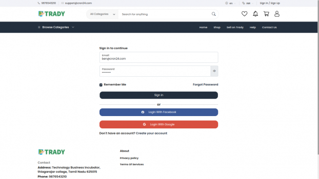 Visit Listing - Trady - Ecommerce Script Trady - Ecommerce Script - Screenshot 2