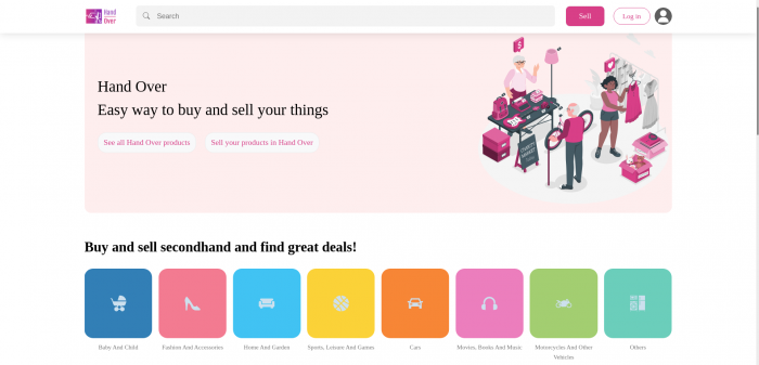 HandOver - Buy and sell Classified Ads Script - Screenshot 1