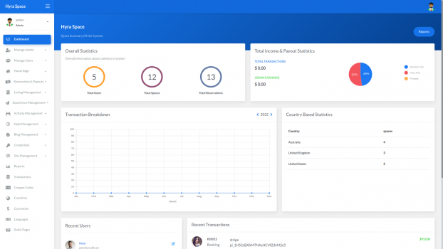 Visit Listing - Hyra Space - Space Rental Script Hyra Space - Space Rental Script - Screenshot 7