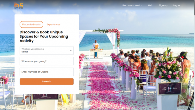 Visit Listing - Hyra Space - Space Rental Script Hyra Space - Space Rental Script - Screenshot 1