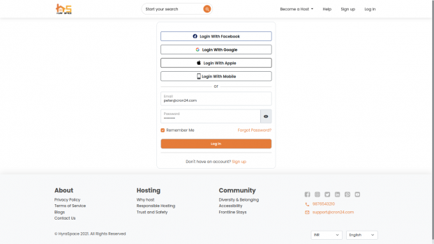 Visit Listing - Hyra Space - Space Rental Script Hyra Space - Space Rental Script - Screenshot 2