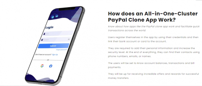 Visit Listing - PayPal Clone App - AiOC PayPal Clone App - AiOC - Screenshot 1
