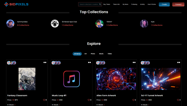 NFT Marketplace - Screenshot 1