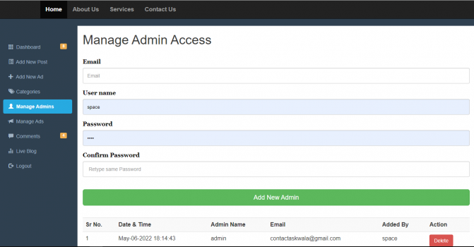 Complete Responsive Content Management System - Screenshot 3