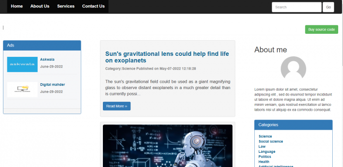 Complete Responsive Content Management System - Screenshot 9