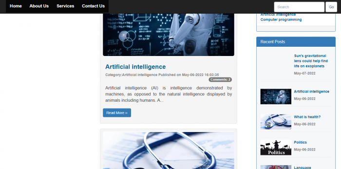 Complete Responsive Content Management System - Screenshot 10