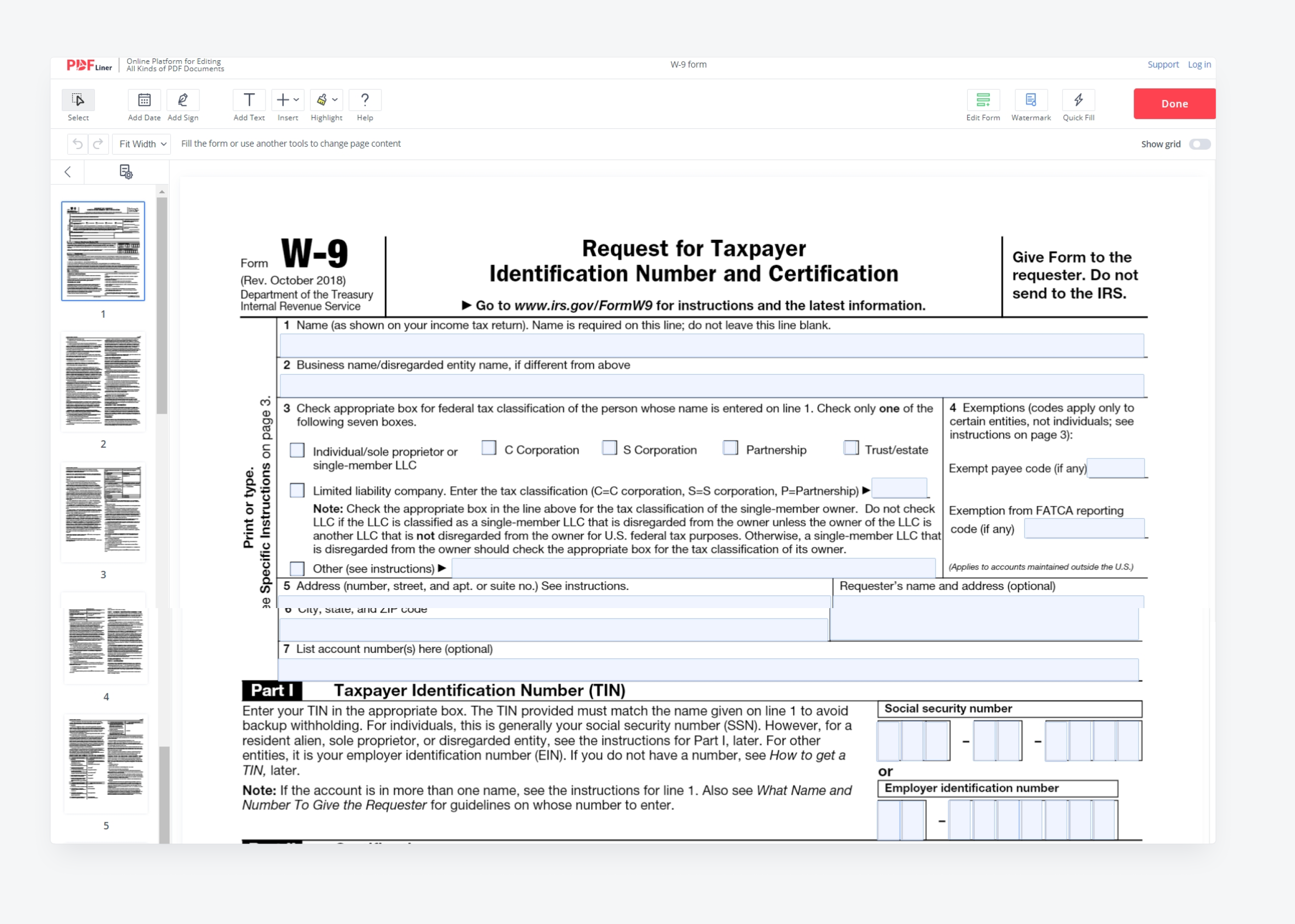 PDFLiner - Screenshot 1