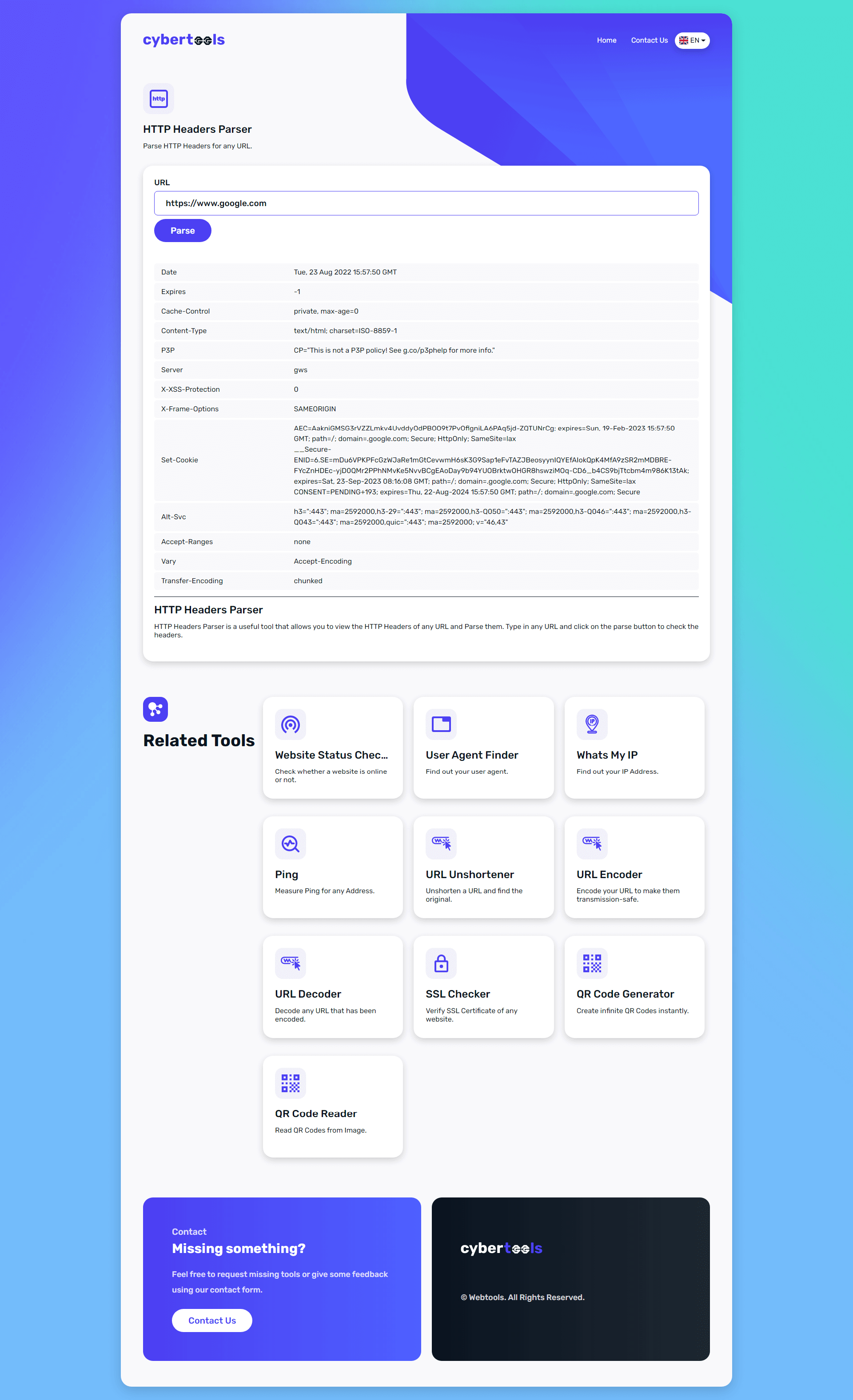 CyberTools - Awesome Web Tools - Screenshot 5