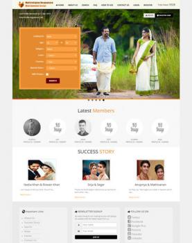 Multireligion Responsive Matrimonial Script - Screenshot 1
