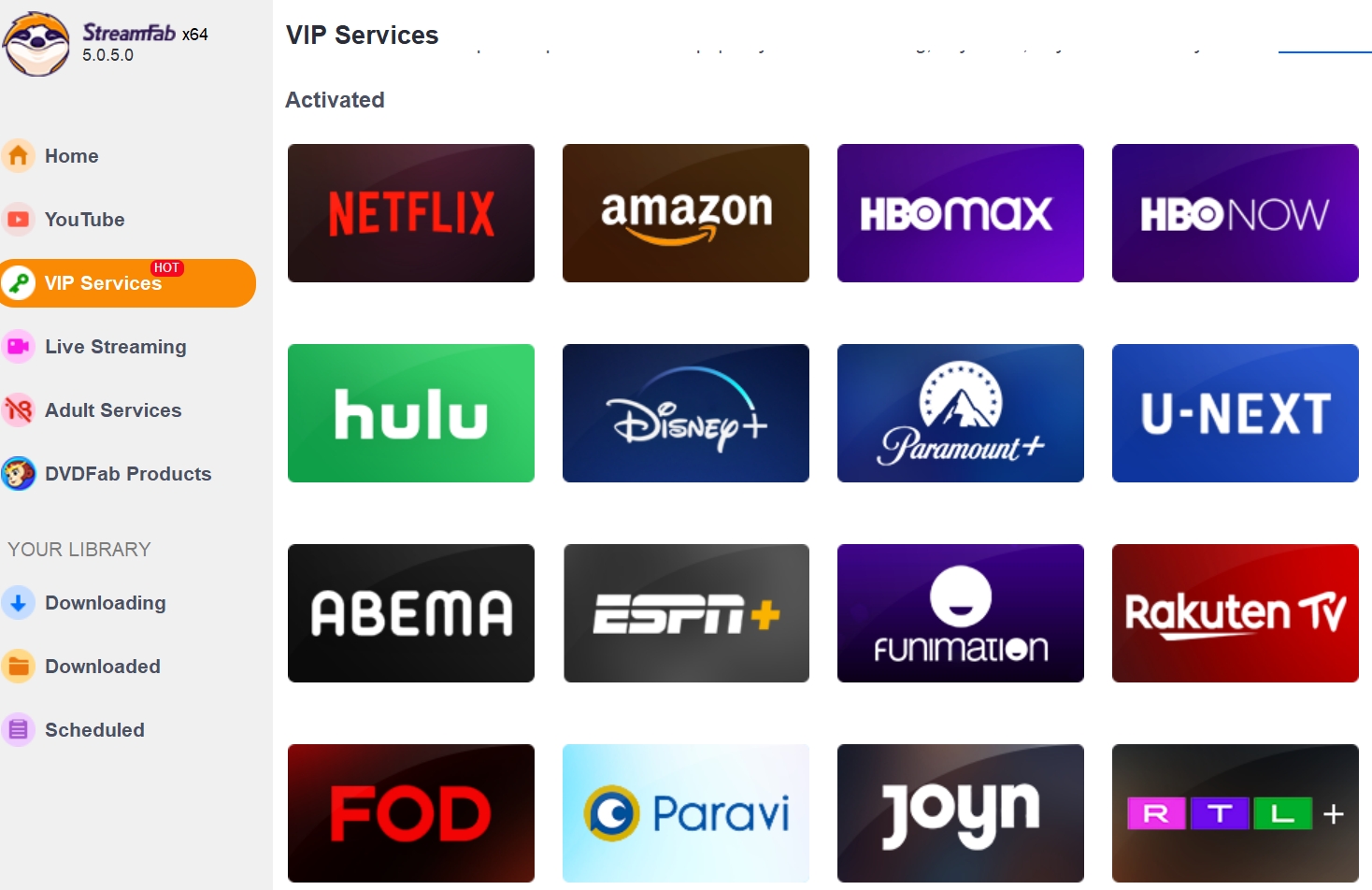 StreamFab All-in-one Downloader - Screenshot 1