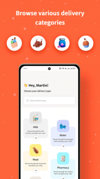 Wooberly SuperDelivery - White label delivery app - Screenshot 1