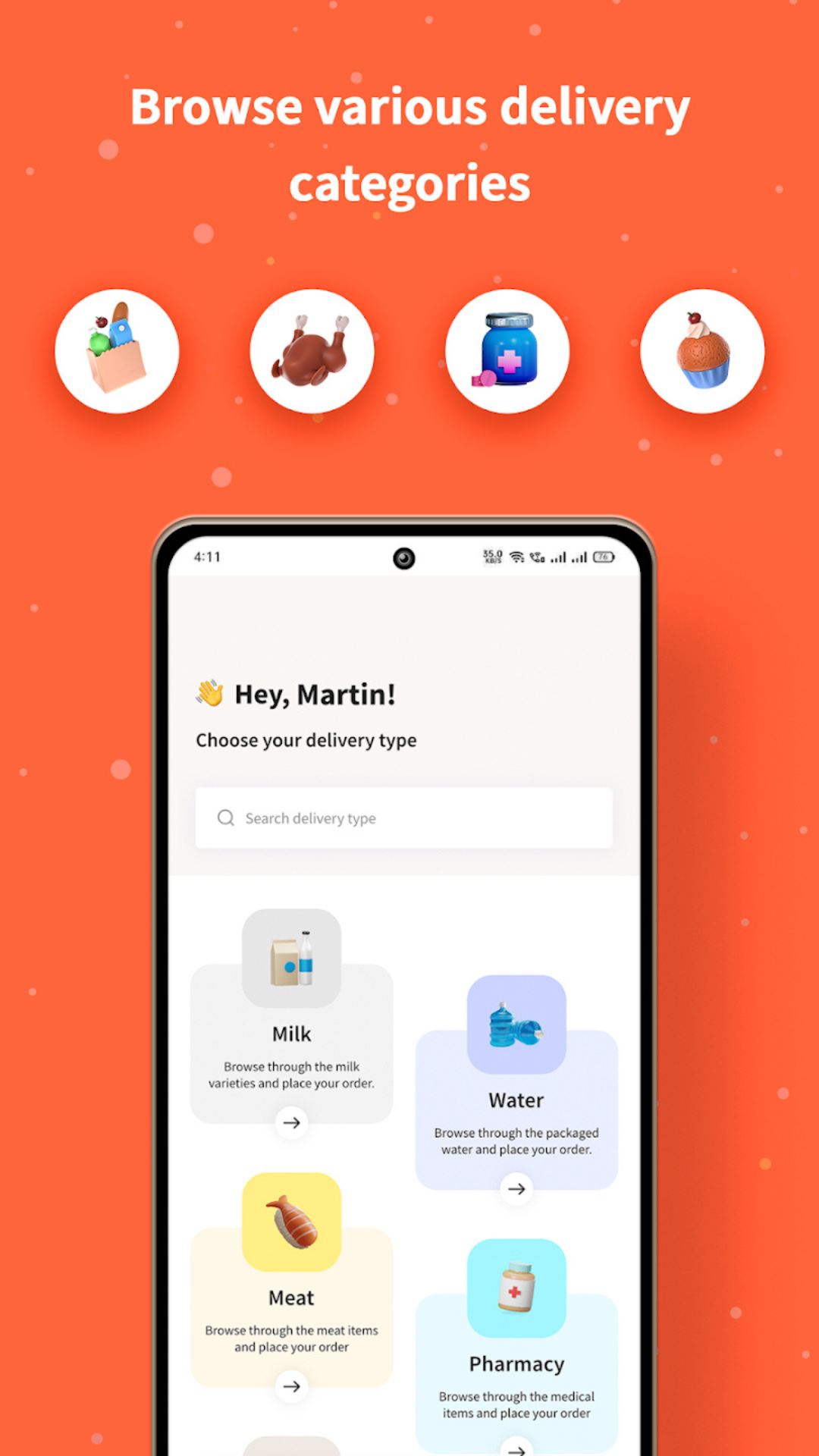 Wooberly SuperDelivery - White label delivery app - Screenshot 1