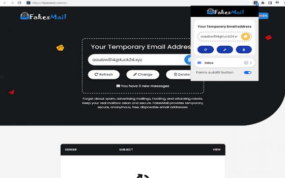FakesMail - Screenshot 1