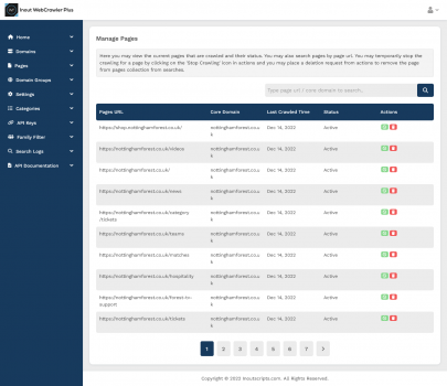 Visit Listing - Inout WebCrawler Plus Inout WebCrawler Plus - Screenshot 6
