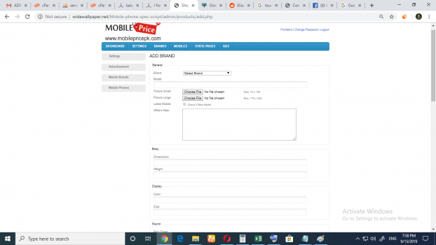 Visit Listing - Mobile Phones Price and Specifications Website Script like GSM Arena for passive income Mobile Phones Price and Specifications Website Script like GSM Arena for passive income - Screenshot 2