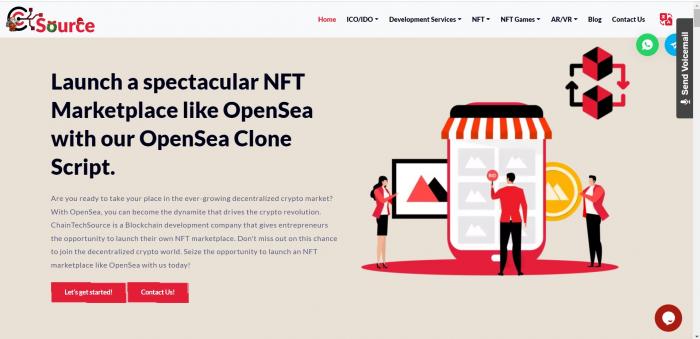 Visit Listing - OpenSea Clone Script OpenSea Clone Script - Screenshot 1