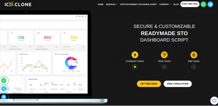 Visit Listing - STO SCRIPT | ICOCLONE STO SCRIPT | ICOCLONE - Screenshot 1
