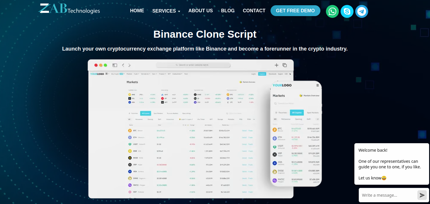 Binance Clone Script - Screenshot 1