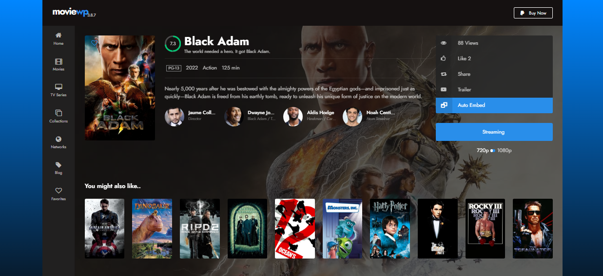 MovieWP - Movie WordPress Theme - Screenshot 3