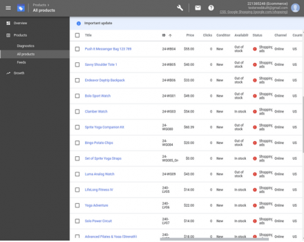 Magento 2 Google Shopping Feeds - Screenshot 1