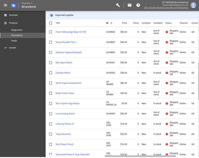 Magento 2 Google Shopping Feeds - Screenshot 1
